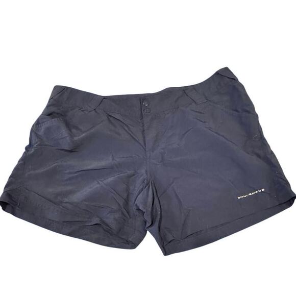 Columbia Women’s Blue PFG Nylon Shorts Size 14 - Picture 1 of 8